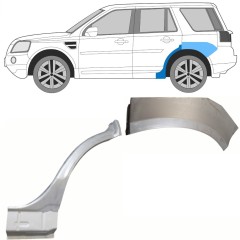 Panneau de réparation arc d'aile arrière pour Land Rover Freelander 2006-2016 / Gauche / Ensemble 8966