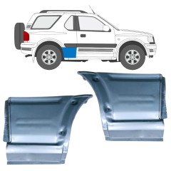 Panneau de réparation arc d'aile arrière pour Opel Frontera B 1999-2002 / Gauche / Droite / Gauche+Droit / Ensemble 12833