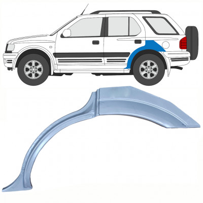 Panneau de réparation arc d'aile arrière pour Opel Frontera B 1999-2002 / Gauche 8758