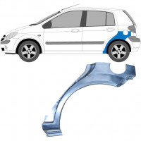 Panneau de réparation arc d'aile arrière pour Hyundai Getz 2002-2010 / Gauche 6661