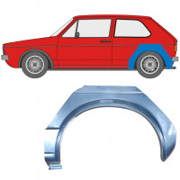 Panneau de réparation arc d'aile arrière pour VW Golf 1 1974- / Gauche 7104