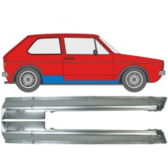 Panneau de réparation du seuil pour Volkswagen Golf 1 1974-1985 / Gauche+Droit / Ensemble 9859