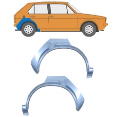 Panneau de réparation arc d'aile arrière pour Volkswagen Golf 1 1974-1985 / Gauche+Droit / Ensemble 12505