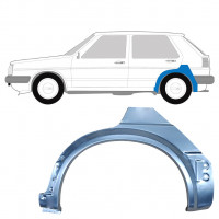 Panneau de réparation arc d'aile arrière pour VW Golf 2 1982- / Gauche 7247