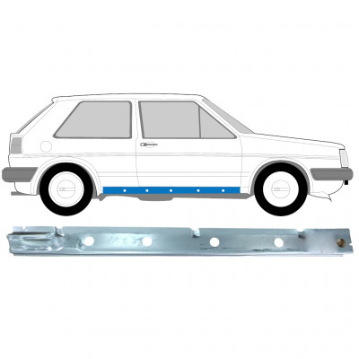 VW GOLF 2 1982-1992 PANNEAU DE RÉPARATION DU SEUIL INTÉRIEUR / DROIT