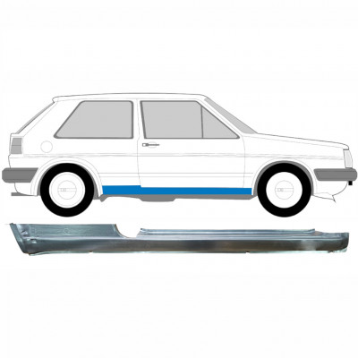 VW GOLF 2 1982- 3 PORTE PANNEAU DE RÉPARATION DU SEUIL / DROIT