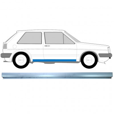 VW GOLF 2 1982-1992 RÉPARATION DU SEUIL / DROIT = GAUCHE