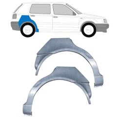 Panneau de réparation arc d'aile arrière pour Volkswagen Golf 3 1991-1998 / Gauche+Droit / Ensemble 12009
