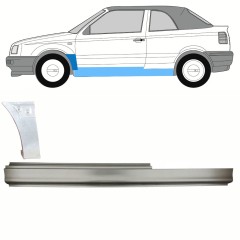 Réparation bas de caisse + l’aile avant pour Volkswagen Golf 3 1991-1998 / Gauche / CABRIO / Ensemble 10201