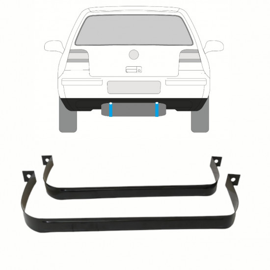 Réservoir à carburant sangles pour Volkswagen Golf 4 / Golf 5 10165