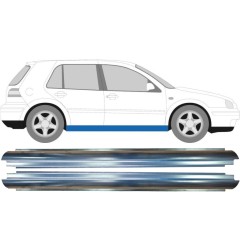 Réparation bas de caisse pour Volkswagen Golf 4 1997-2006 / Gauche = Droite (symétrique) / Ensemble 10546