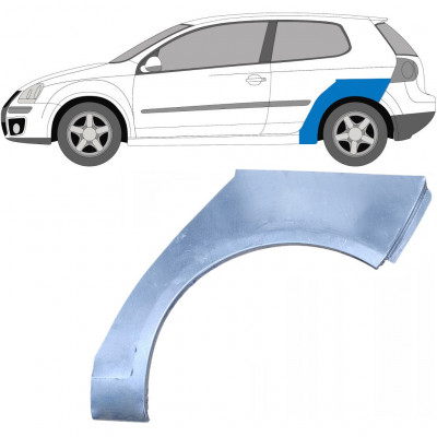 Panneau de réparation arc d'aile arrière pour VW Golf 5 2003-2009 / Gauche 7094