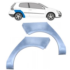 Panneau de réparation arc d'aile arrière pour Volkswagen Golf 5 2003-2009 / Gauche+Droit / Ensemble 9487