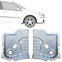 Panneau de réparation de l'extrémité du seuil pour Volkswagen Golf 5 2003-2009 / Gauche+Droit / Ensemble 14909 Panneau de réparation de l'extrémité du seuil pour Volkswagen Golf 5 2003-2009 / Gauche+Droit / Ensemble 14909