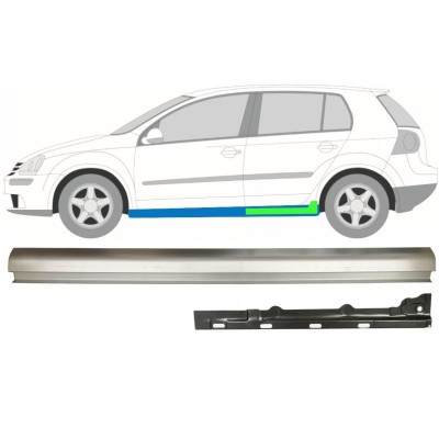 Réparation bas de caisse intérieur + extérieur pour Volkswagen Golf 5 2003-2009 / Gauche / Ensemble 11709