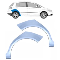 Panneau de réparation arc d'aile arrière pour Volkswagen Golf Plus 2005-2013 / Gauche+Droit / Ensemble 10090