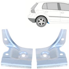 Panneau de réparation de l'extrémité du seuil pour Volkswagen Golf 5 2003-2009 / Gauche+Droit / Ensemble 16114