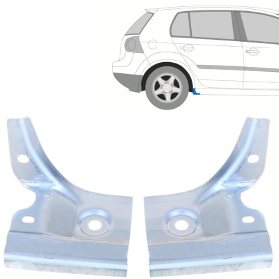 Panneau de réparation de l'extrémité du seuil pour Volkswagen Golf 5 2003-2009 / Gauche+Droit / Ensemble 16114
