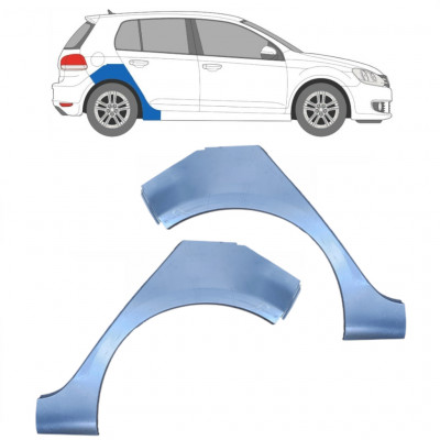 Panneau de réparation arc d'aile arrière pour VW Golf 6 2008-2014 / Gauche+Droit / Ensemble 9427