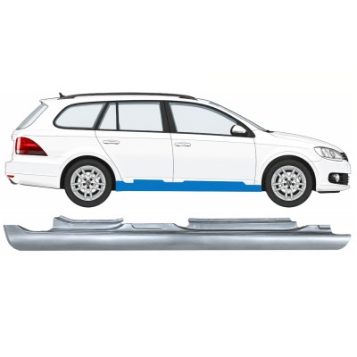 Panneau de réparation du seuil pour Volkswagen Golf 6 2008-2013 / Droite / COMBI 17047