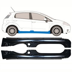 Panneau de réparation du seuil pour Fiat Grande Punto Evo 2005- / Gauche+Droit / Ensemble 10540