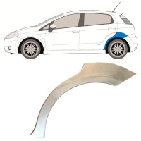 Panneau de réparation arc d'aile arrière pour Fiat Grande Punto Evo 2005- / Gauche 14760 Panneau de réparation arc d'aile arrière pour Fiat Grande Punto Evo 2005- / Gauche 14760
