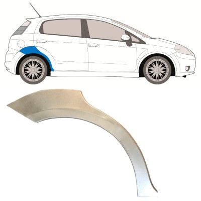 Panneau de réparation arc d'aile arrière pour Fiat Grande Punto Evo 2005- / Droite 14759