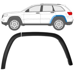 Moulure latérale sur aile arrière pour Jeep Grand Cherokee 2010-2021 / Gauche / Ensemble 12951