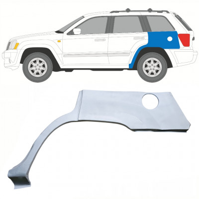 Panneau de réparation arc d'aile arrière pour Jeep Grand Cherokee 2005-2010 / Gauche 8972