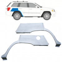 Panneau de réparation arc d'aile arrière pour Jeep Grand Cherokee 2005-2010 / Gauche+Droit / Ensemble 10657