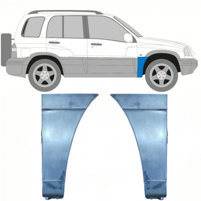 Panneau de réparation de l’aile avant pour Suzuki Grand Vitara 1997-2005 / Gauche+Droit / Ensemble 10126