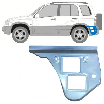 Panneau de réparation arc d'aile arrière pour Suzuki Grand Vitara 1997-2005 / Gauche 11693