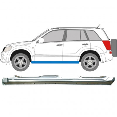 Panneau de réparation du seuil pour Suzuki Grand Vitara 2005-2012 / Gauche 6105