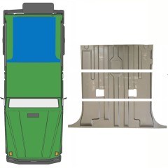 Panneau de réparation du plancher arrière pour Mercedes G-Class W460 W461 W463 1979-2017 / Ensemble 10097