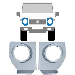 Support de phare principal pour Mercedes G-Class W460 W461 W463 1979-2017 / Gauche+Droit / Ensemble 11896