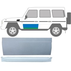 Panneau de réparation de porte avant intérieur + extérieur pour Mercedes G-Class W460 W461 W463 1979- / Gauche / Ensemble 9466