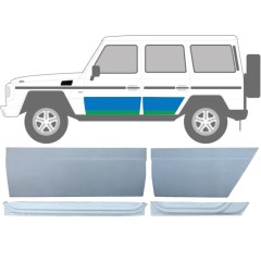 Panneau de réparation des portes avant et arrière intérieur et extérieur pour Mercedes G-Class W460 W461 W463 1979-2017 / Gauche / Ensemble 9470