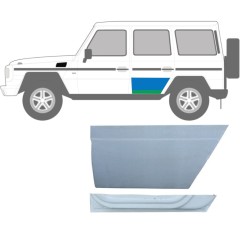 Panneau de réparation intérieur et extérieur des portes arrière pour Mercedes G-Class W460 W461 W463 1979- / Gauche / Ensemble 9468