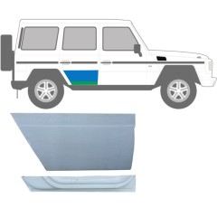 Panneau de réparation intérieur et extérieur des portes arrière pour Mercedes G-Class W460 W461 W463 1979-2017 / Droite / Ensemble 9467