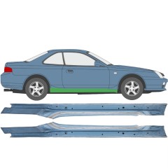 Panneau de réparation du seuil pour Honda Prelude 1996-2001 / Gauche+Droit / Ensemble 9198
