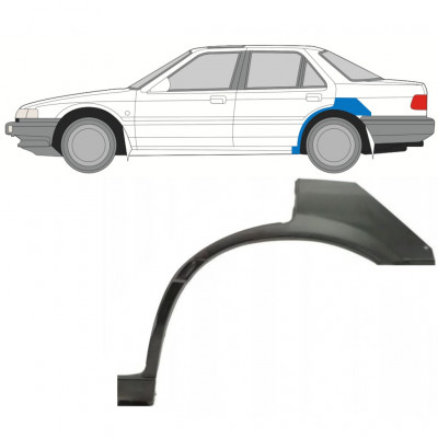 Panneau de réparation arc d'aile arrière pour Honda Accord 1985-1989 / Gauche 7598