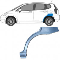 Panneau de réparation arc d'aile arrière pour Honda Jazz Gd 2002-2008 / Gauche 6180