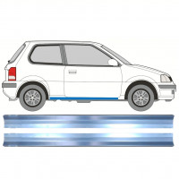 Réparation bas de caisse pour Honda Logo 1996-2001 / Gauche = Droite (symétrique) / Ensemble 10948