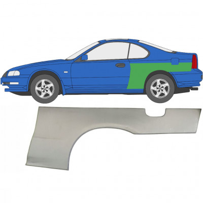 Panneau de réparation arc d'aile arrière pour Honda Prelude 1992-1997 / Gauche 5646