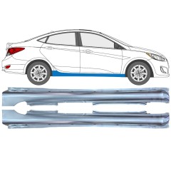 Panneau de réparation du seuil pour Hyundai Accent 2010- / Gauche / Droite / Ensemble 12801
