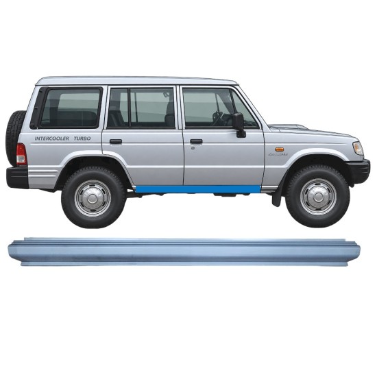 Réparation bas de caisse pour Hyundai Galloper 1991-2003 / Gauche = Droite (symétrique) 17018