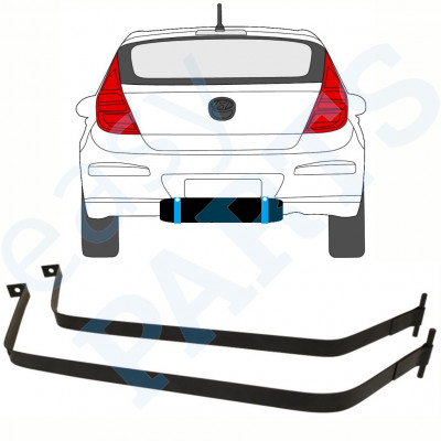 HYUNDAI i30 2007-2012 SANGLES DE RÉSERVOIR DE CARBURANT