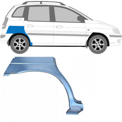 HYUNDAI MATRIX 2001-2010 PASSAGE DE ROUE ARRIÈRE / DROIT