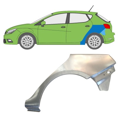 Panneau de réparation arc d'aile arrière pour Seat Ibiza 2008-2017 / Gauche 14608