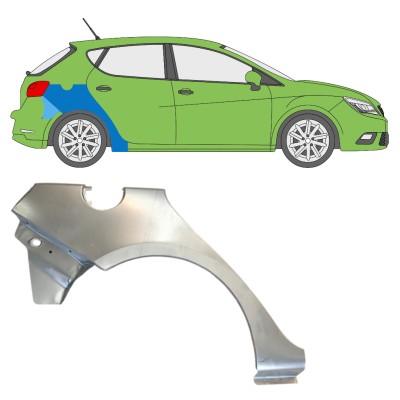 Panneau de réparation arc d'aile arrière pour Seat Ibiza 2008-2017 / Droite 14607